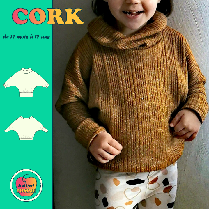 Patron Pull CORK enfant