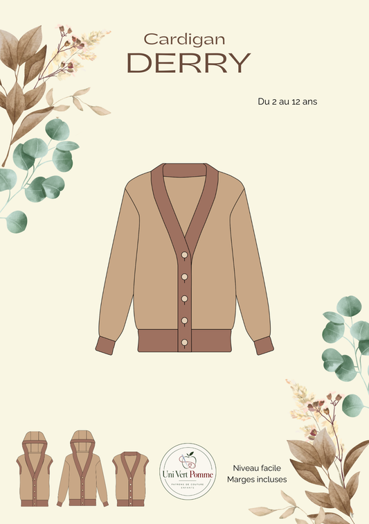 POCHETTE Cardigan DERRY