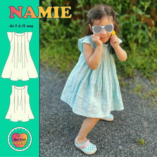 Patron robe NAMIE enfant