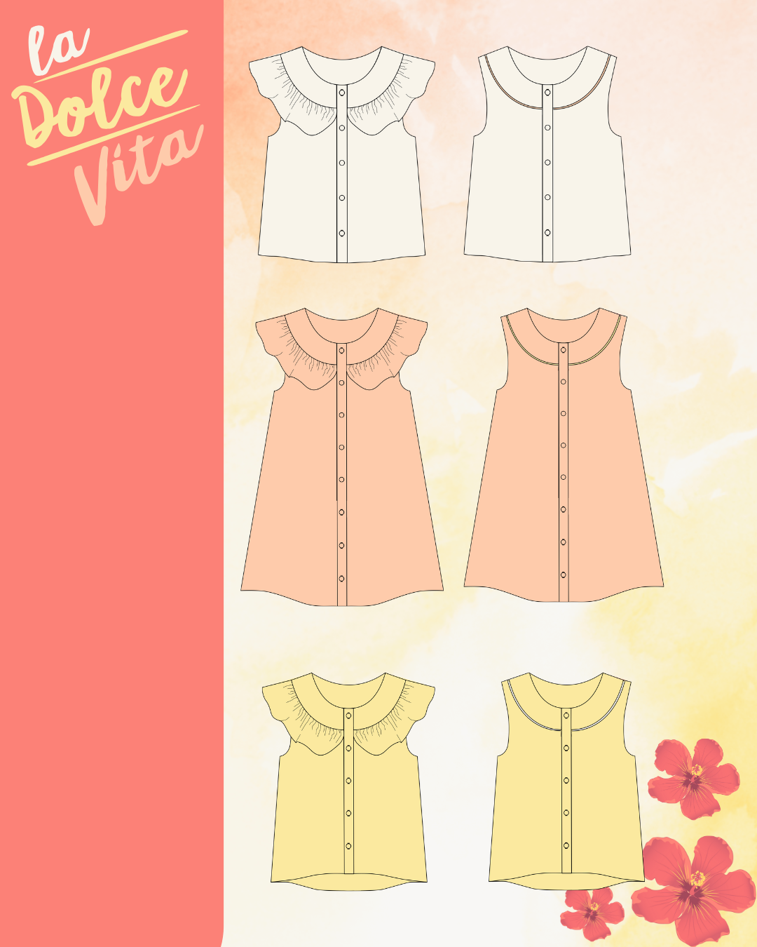 Patron Blouse/robe ERACLEA