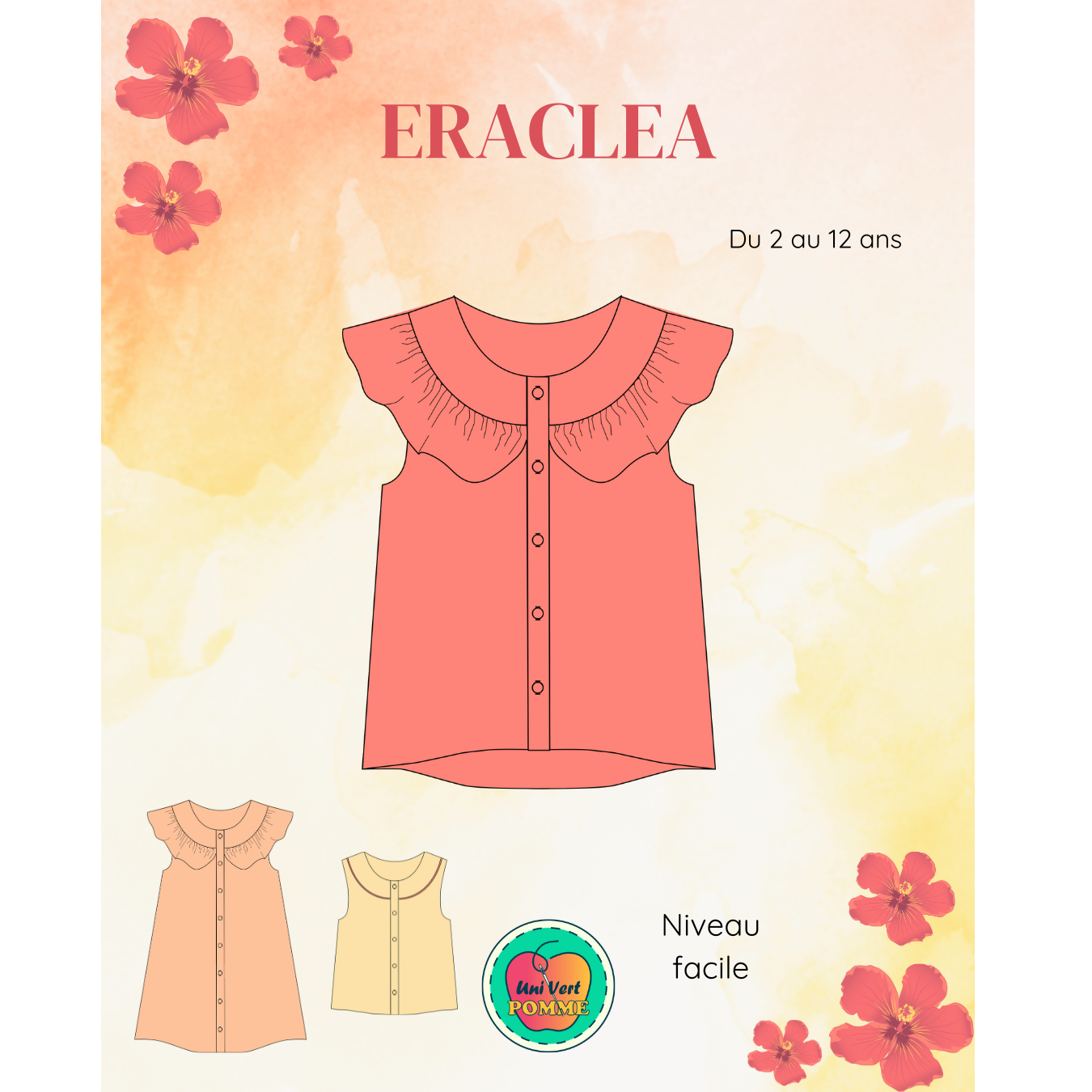Patron Blouse/robe ERACLEA